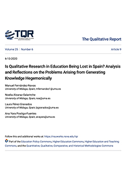 Is Qualitative Research in Education Being Lost in Spain? Analysis and Reflections on the Problems Arising from Generating Knowledge Hegemonically